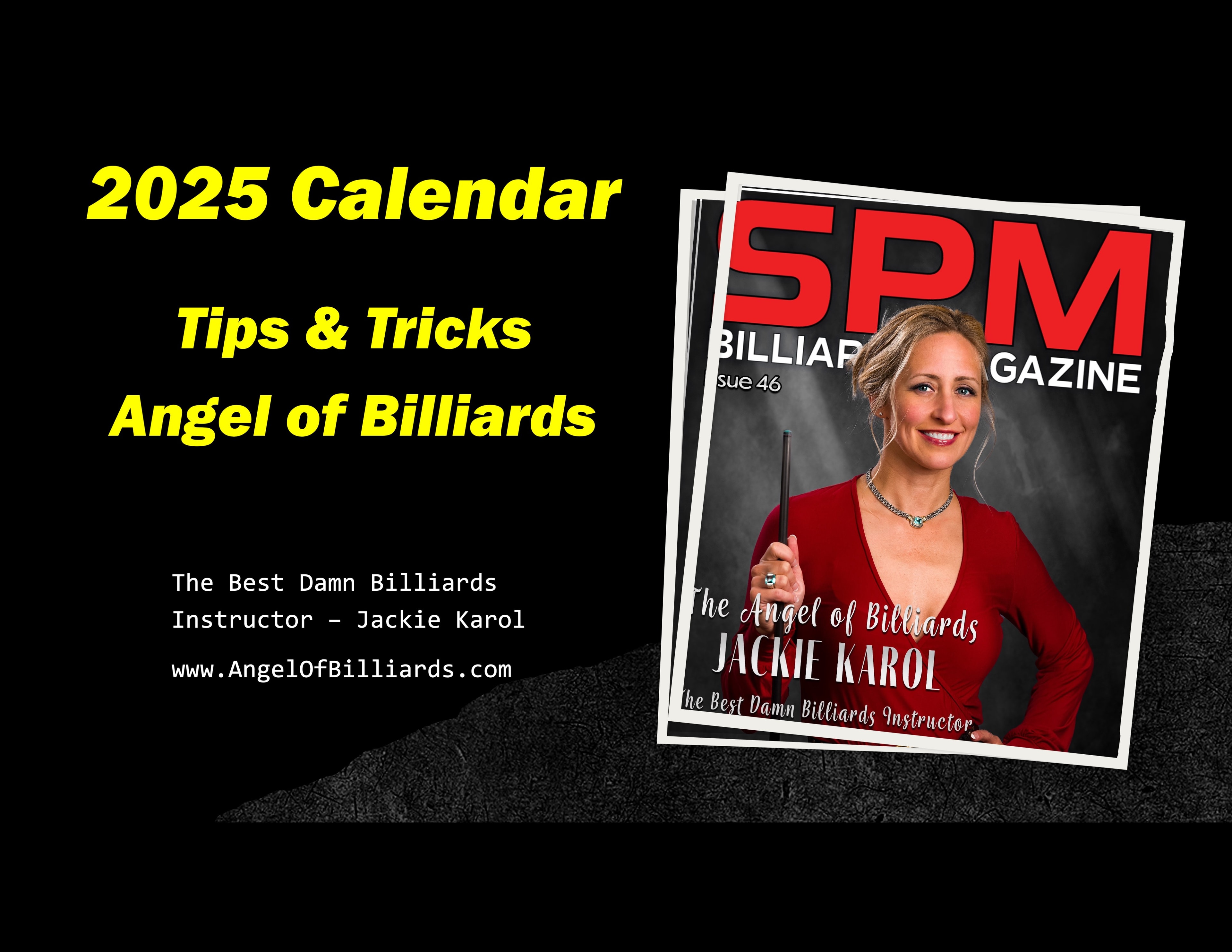 2025 Angel of Billiards Calendar — Jackie Karol